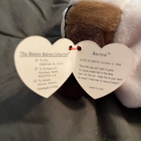 Ty Beanie Baby 1996 Bernie - Picture 5 of 6
